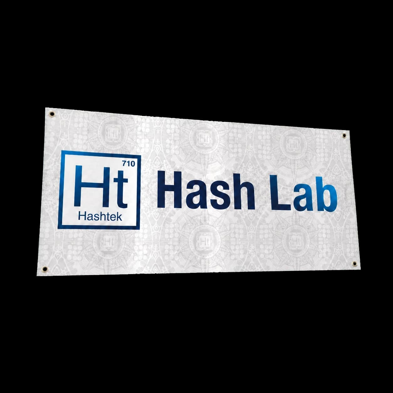 Hashtek Hash Lab Banner — 48 × 24 in