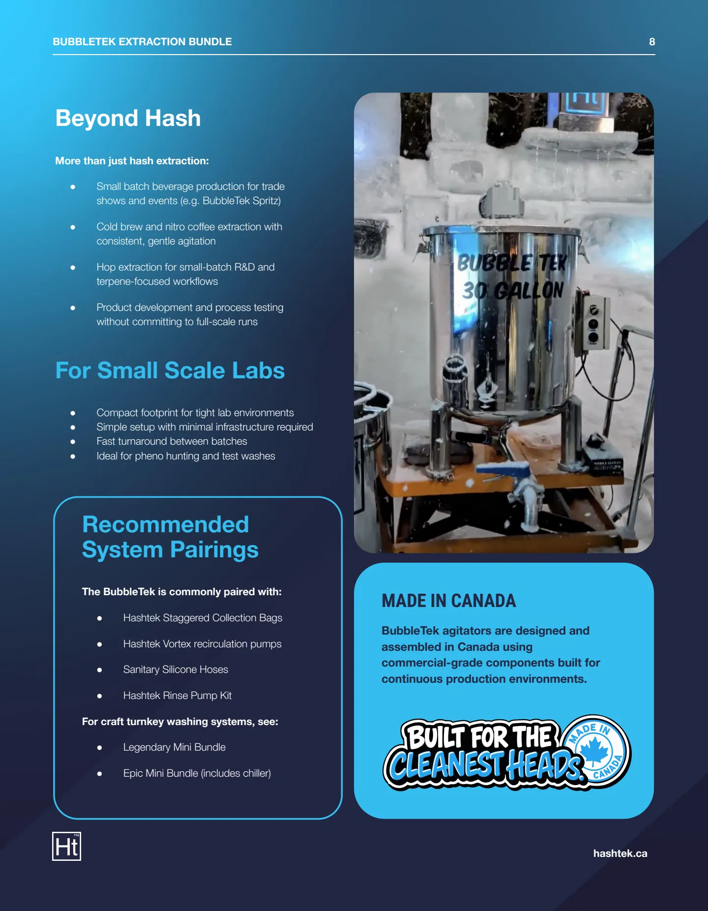 30 Gallon BubbleTek Epic Bundle Spec Sheet (v1.1) — page 8 of 8