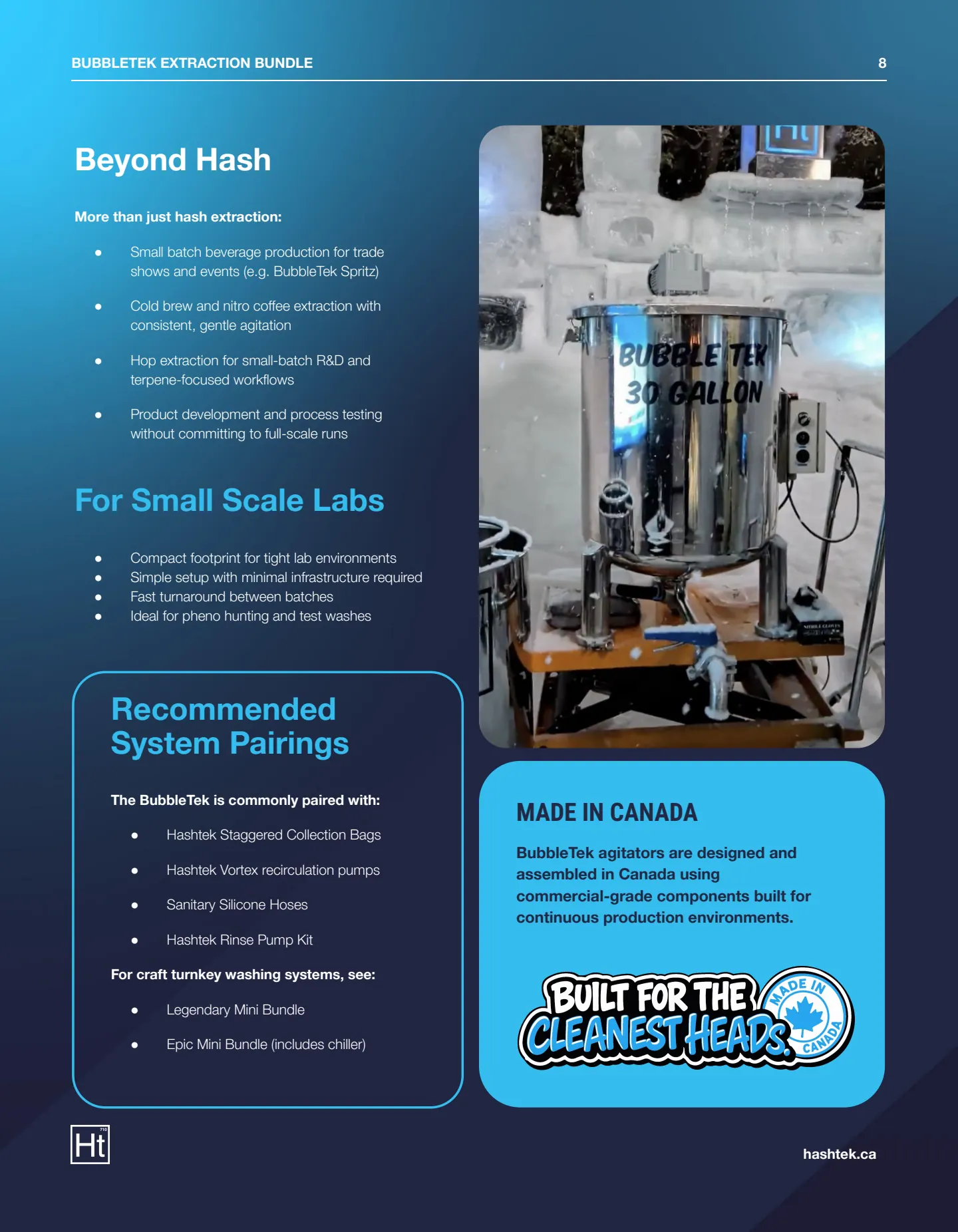 30 Gallon BubbleTek Legendary Bundle Spec Sheet (v1.0) — page 8 of 8