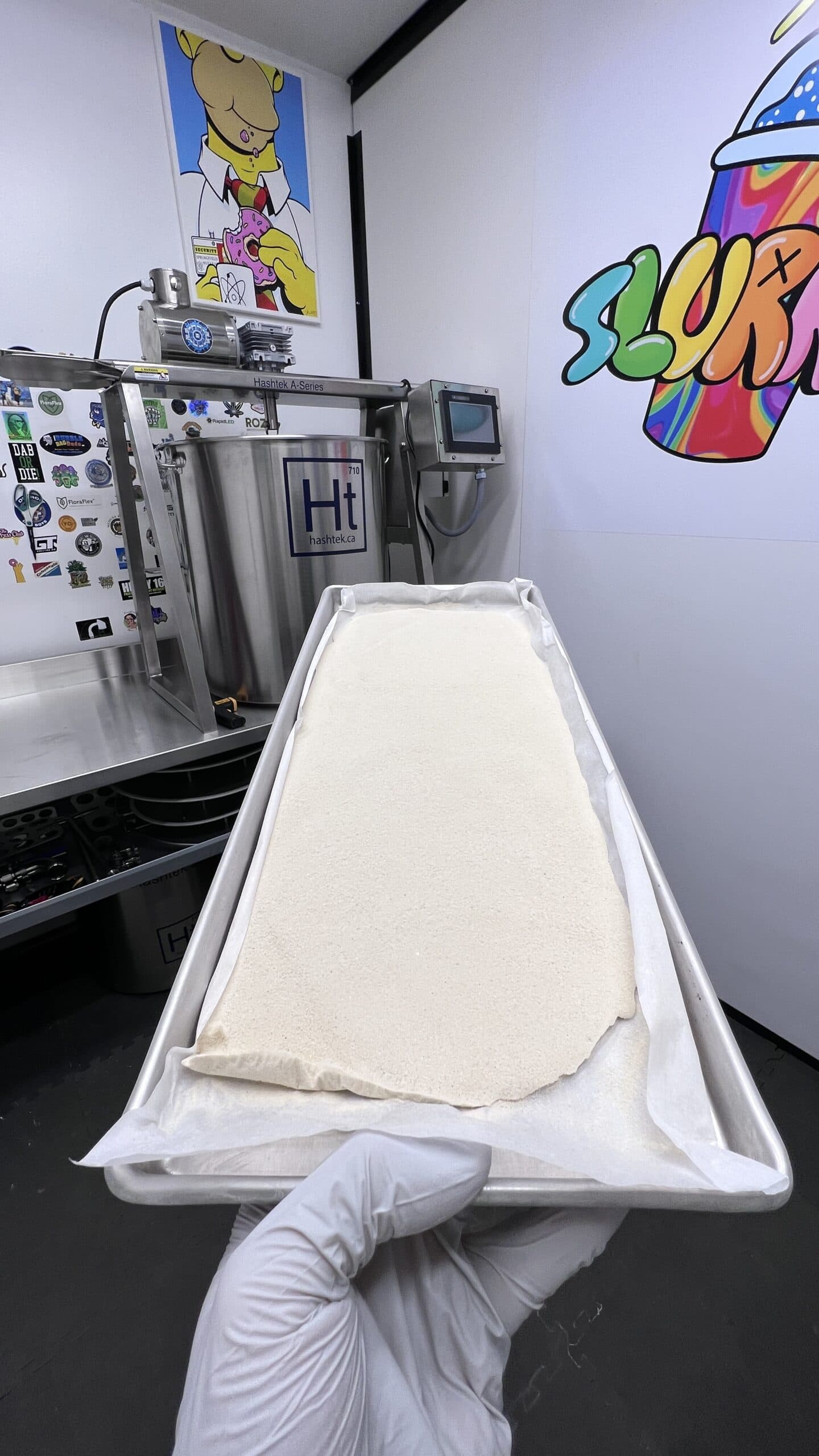 Hashtek A-Series in use at a solventless production facility