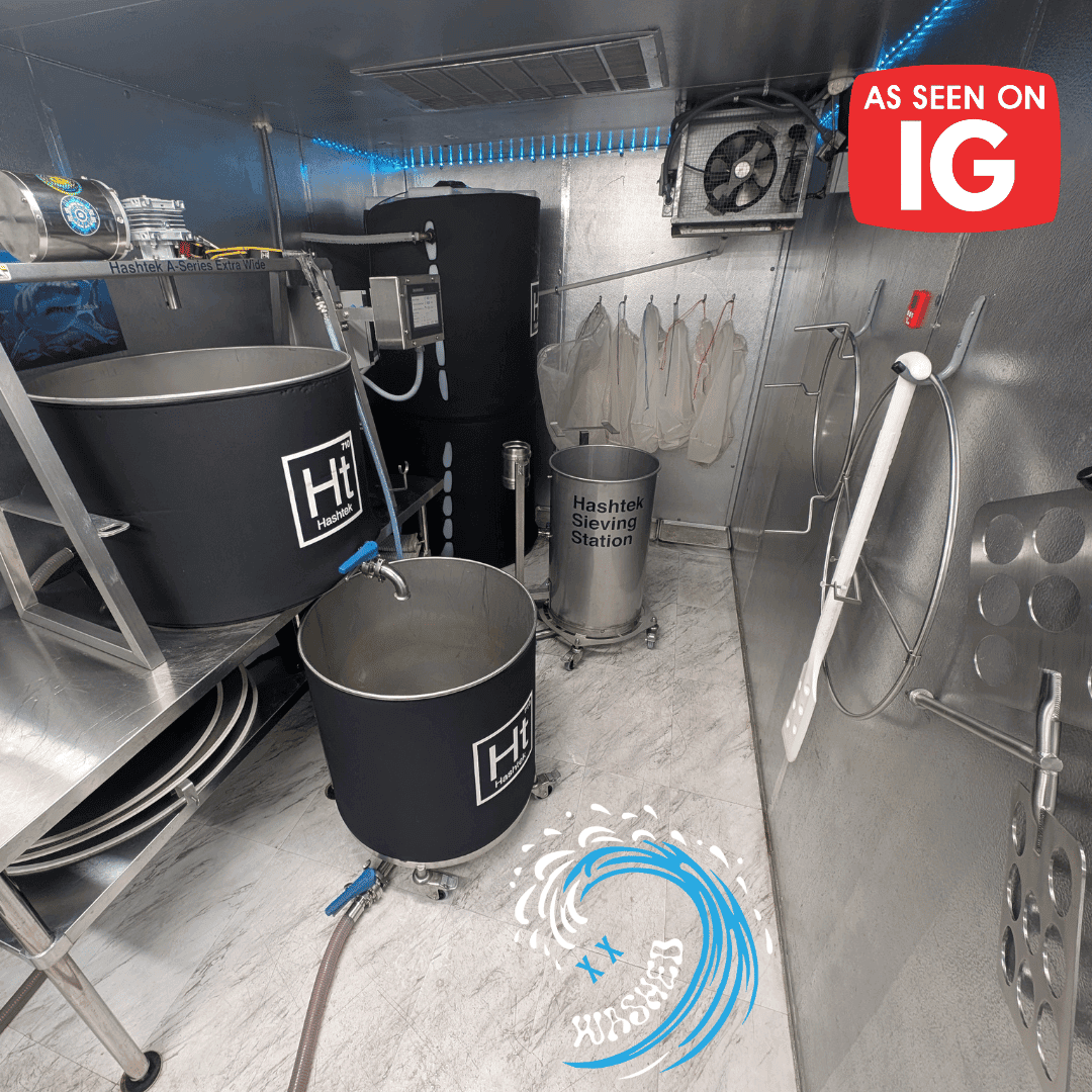 A complete Hashtek Epic Bundle installed in a working wash room