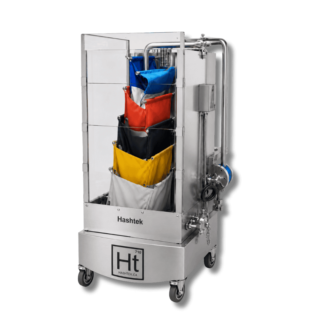 Hashtek Bag Shaker – Automated Dewatering System for Ice Water Extraction