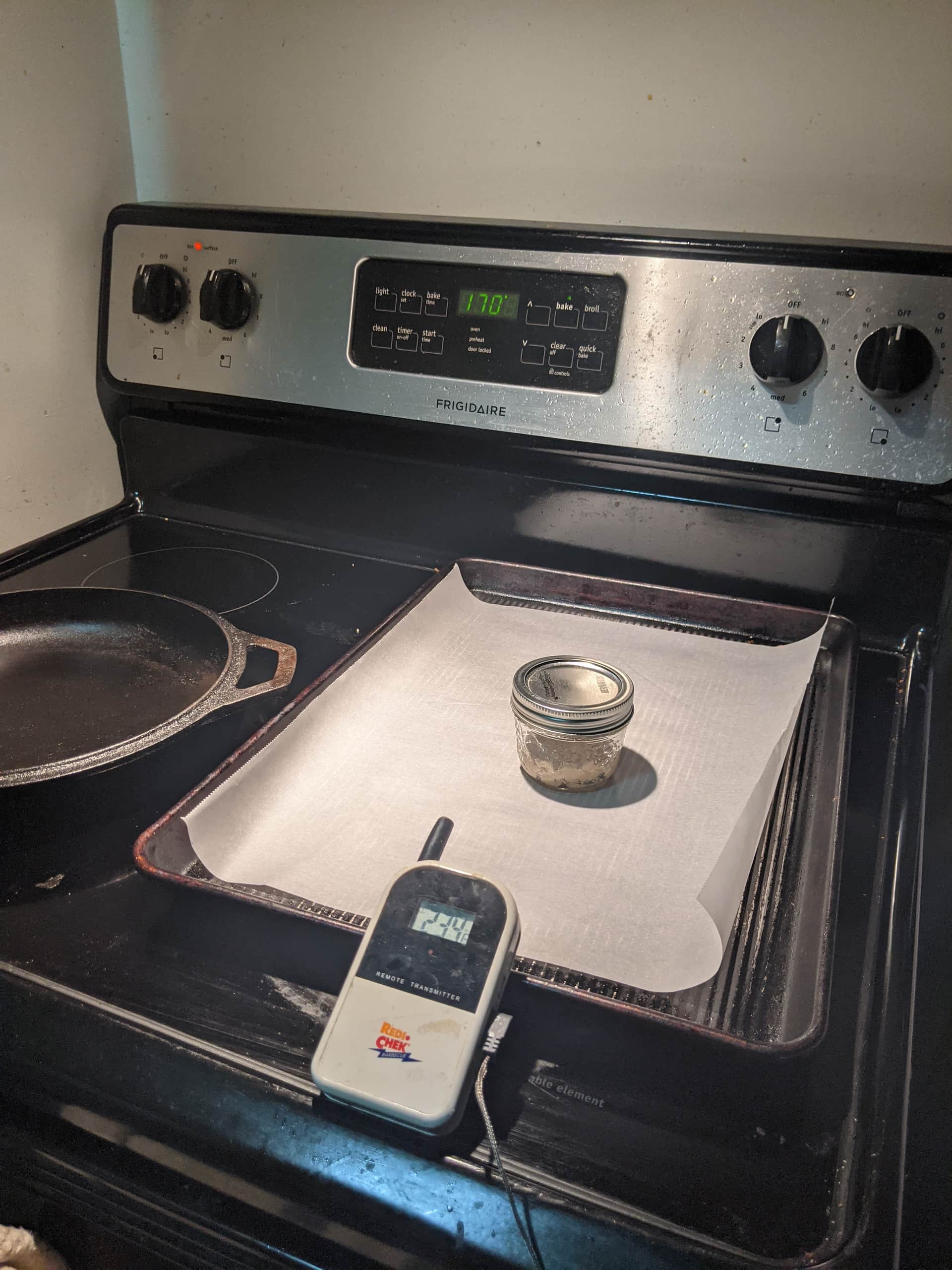 Warming up oven for rosin decarb