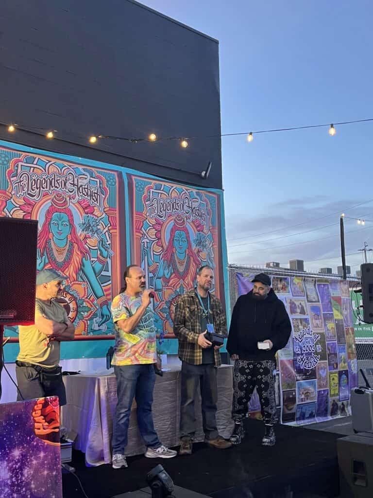 Speakers on the Legends of Hashish III stage