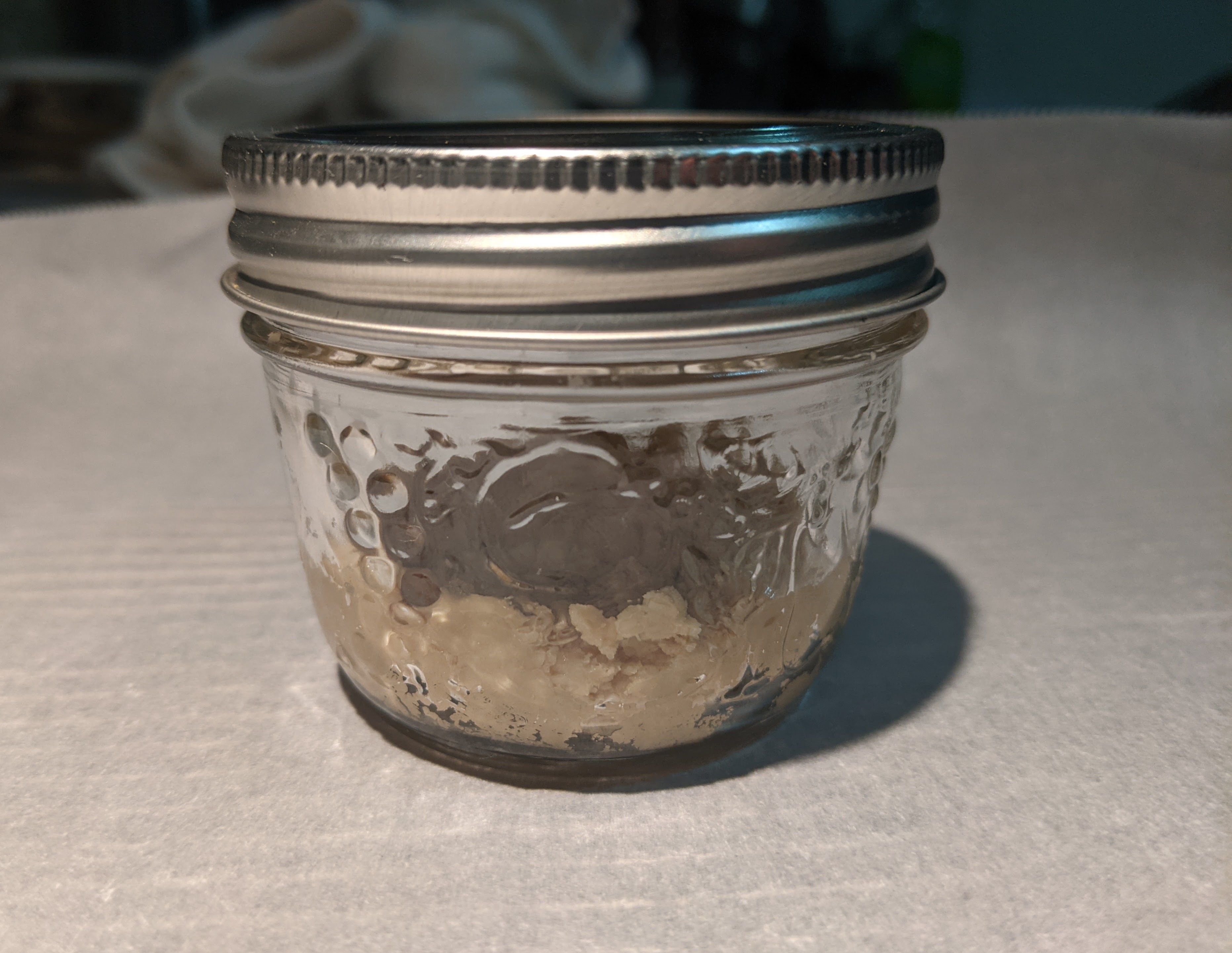 Hash rosin in mason jar